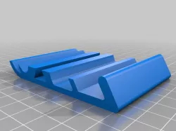Heart Phone Stand with letter 3D print model