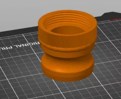 IBC Tote threads to cam and groove coupler