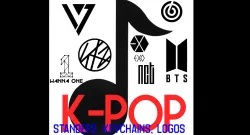 Kpop/K-POP male groups (standees, keychains, logos)