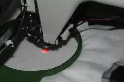 Laser position indicator bracket for Tajima NEO embroidery machine