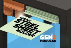 (LEGACY) Gen2 Steel Sheet Holder for Lack Enclosures