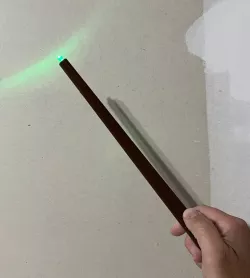 Light-Up LED Wand for Wizards and Witches - Clicky, Simple Print and Assembly