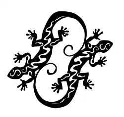 Lizards - 2D wall art