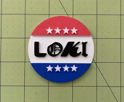 Loki Campaign Pin
