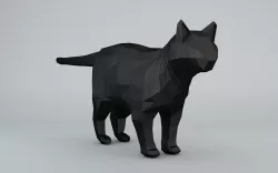 Lowpoly cat