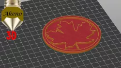Maple Leaf Coaster