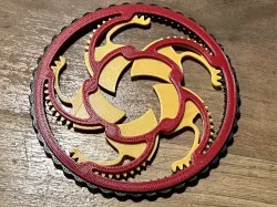 Mechanical Iris mechanism with 5 blades