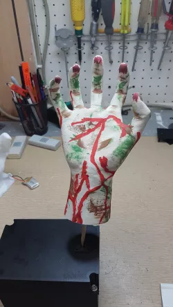 Moving Zombie Hand