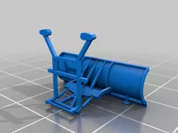 N Scale Snow Plow