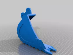 Narrow bucket for RC Excavator