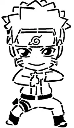 Naruto stencil 3