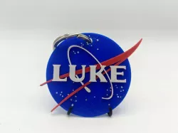 NASA Luke Keychain