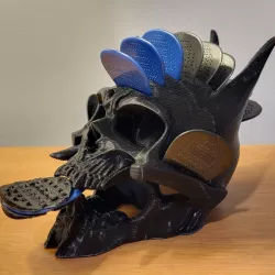 Oni Skull Guitar Pick Holder