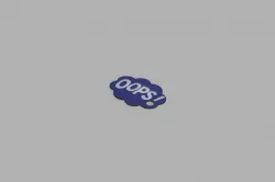 Opps Gun charm