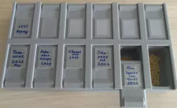 Plant seed storage box (loose seeds) / Aufbewahrungsbox für Pflanzensamen (lose Samen) 