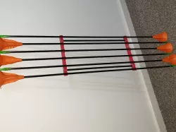 Practice Arrow Storage Quiver, 6mm shaft.