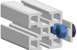 Profile Connector to 0°-0° straight