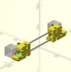 Prusa i3 x-end x-carriage IDEX