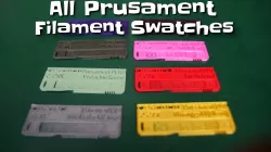 Prusament filament swatches / samples