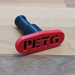 PTFE Tube Cap with Filament Label