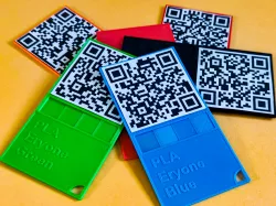 QR Code Filament Sample Swatch