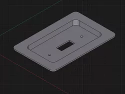 Recessed Light Switch Plate