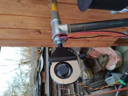 reduction to fan for smoke extractor