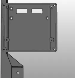 RepRapDiscount Full Graphic LCD Mount for OrdBot Hadron
