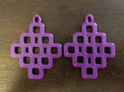 Rounded Cube Earrings