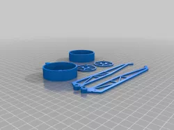 Rubber powered dragster