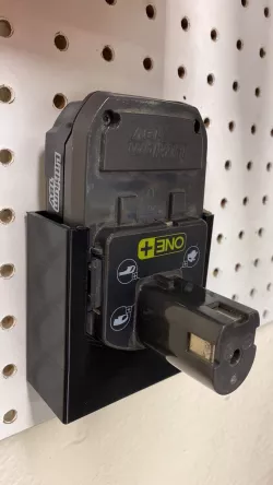 Ryobi One+ Pegboard Battery holder
