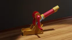 Schrute Nutcracker / Nußknacker with optional long Handle-Arm