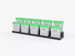 Seed storage box system