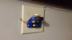 servo light switch plate
