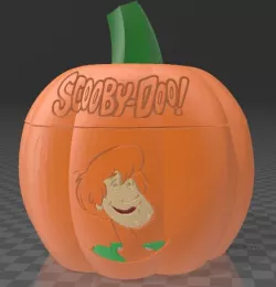 Shaggy From Scooby Doo Pumpkin Container