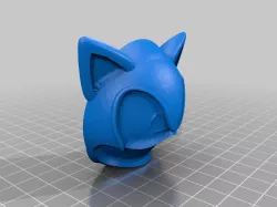 Sonic Face with cutouts