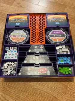 Space Station Phoenix Board Game Insert