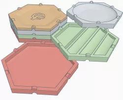 Stackable Hex Trays