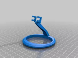 Star Trek Akira Class ship stand