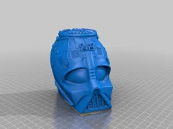 Star Wars Lord Vader Mask, divided