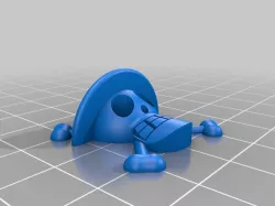 Strawheads pirate's Symbol 3D 