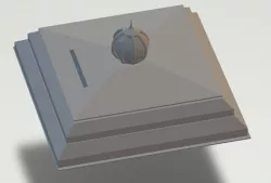 Tardis piggy bank or remote holder.