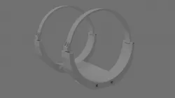 Telescope Tube Rings + Dovetail + Secondary Scope Mount