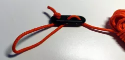 Tent guyline/paracord tensioner