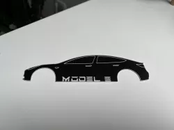 Tesla Model 3 Line Art