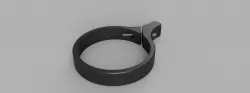 Throw lever for rifle scope