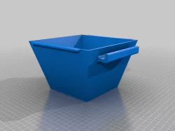 Trash bin for IKEA Lack printer box