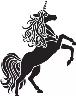 Unicorn stencil 9