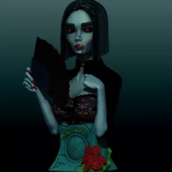 Vampir goth girl