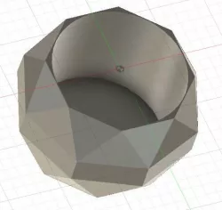 Vase 8-eckig / 8-corners fraktal